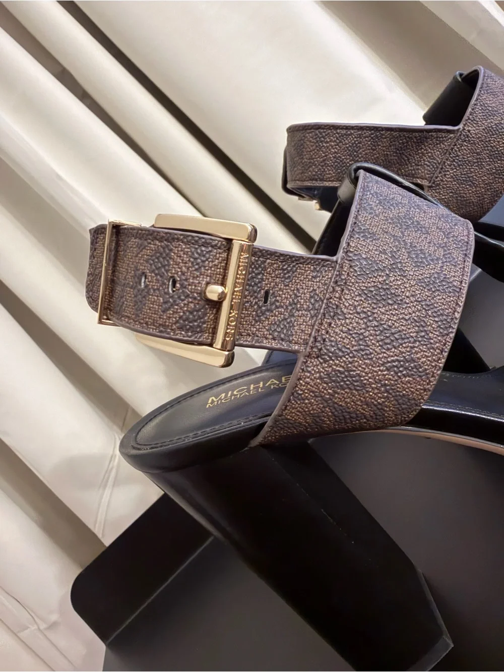 Michael Kors Platform Block Heel Sandals